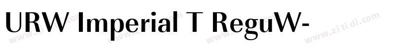 URW Imperial T ReguW字体转换 URW Imperial T ReguW字体转换